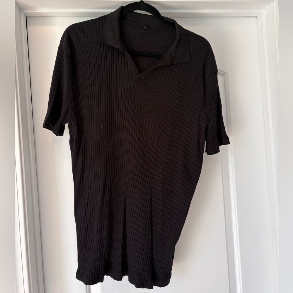 Men's Black Polo Shirt